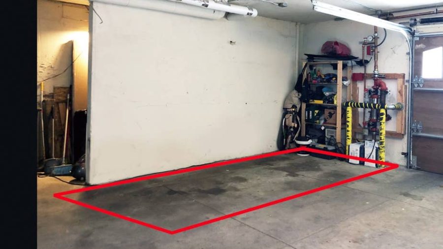 Assigned garage parking spot