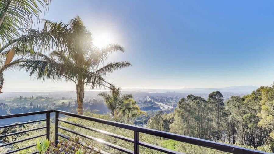 Gorgeous view of the Bay from the master bedroom terrace