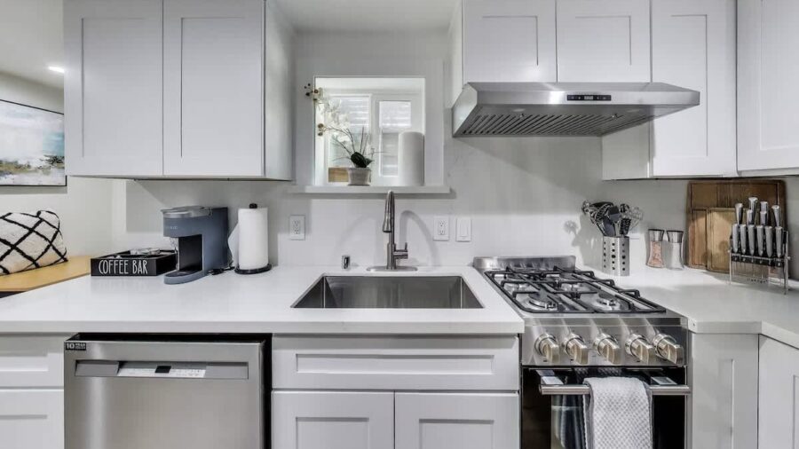 Lower level Full kitchen has everything you need.