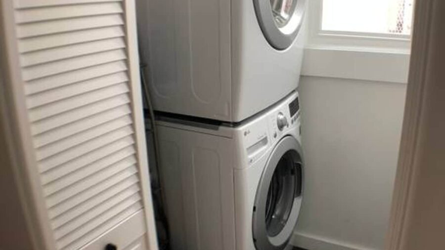 Front loading HE washer and dryer.  I supply detergent pods!
