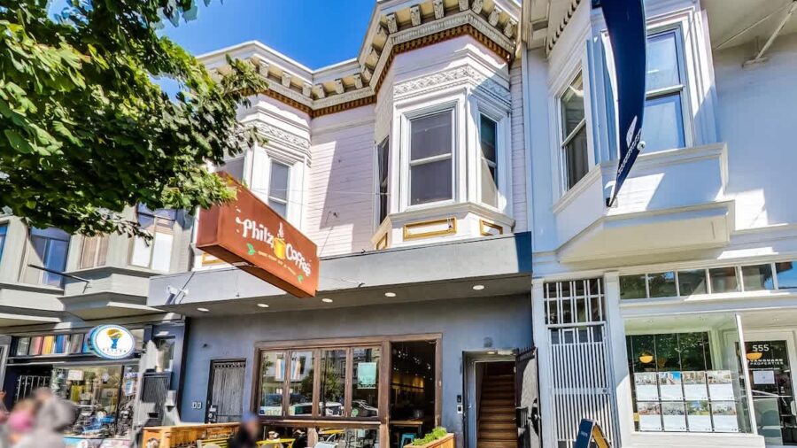 Welcome! Your room is above Philz Coffee...