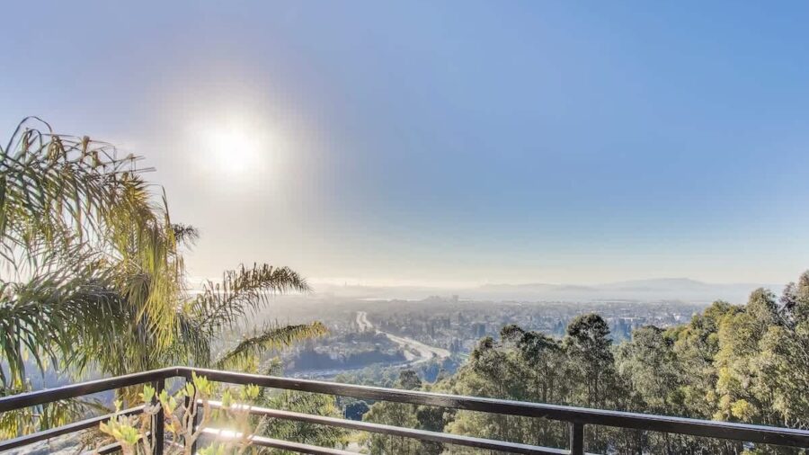 Gorgeous view of the Bay from the master bedroom terrace