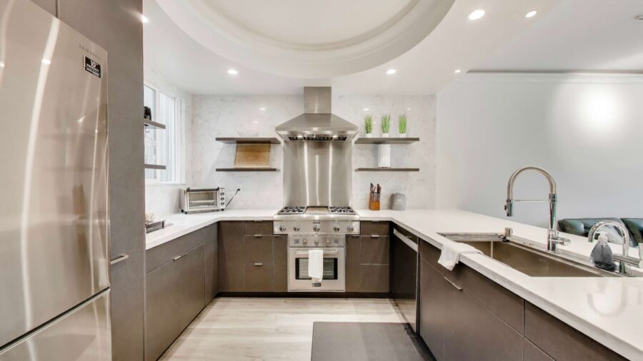 Recently updated modern kitchen