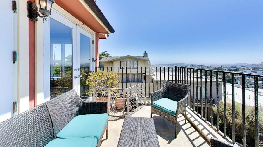 Outdoor patio is great for relaxing, eating or just enjoying the view.